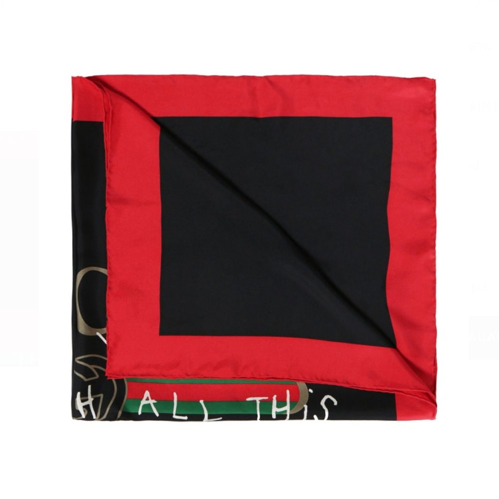 Gucci Future Foulard Scarf in Black - Picture 2 of 8